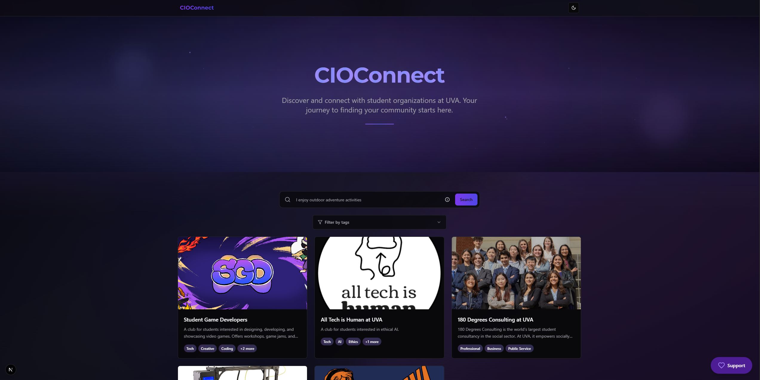 CIO Connect Screenshot